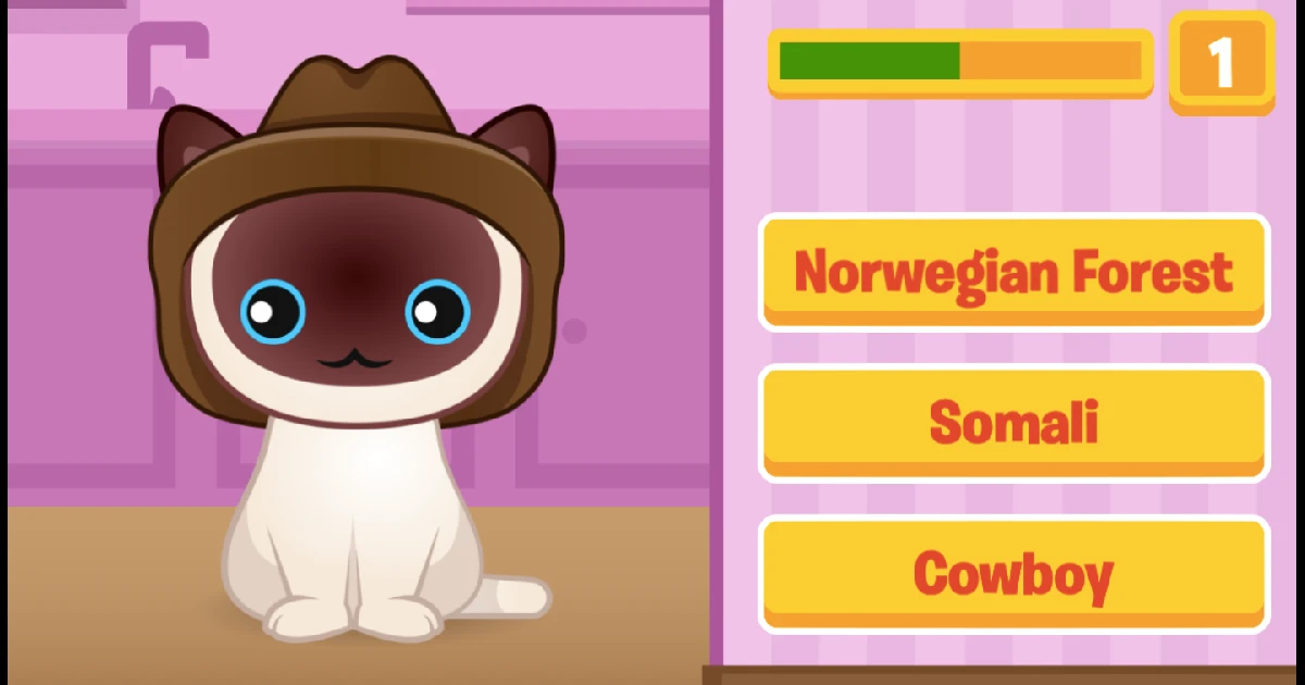 Play guess the kitty online